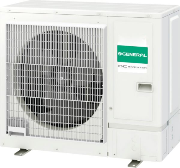 Unité extérieure INITIALE 9500W R32 DC INV - compresseur double rotor - fonctionnement jusqu'à -15°c extérieur en mode chaud - triphasée 400V Réf. 723327 / G-AOHG 36 KQTA.UE