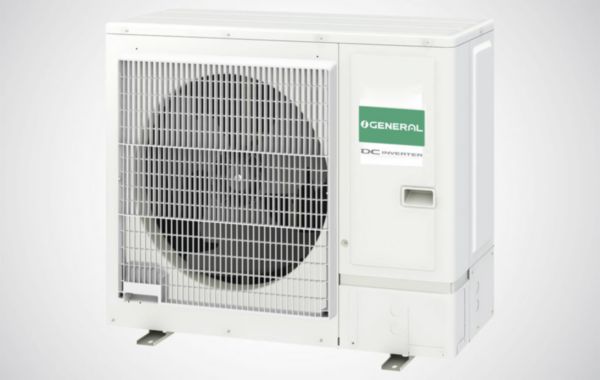 Unité extérieure INITIALE 13400W R32 DC INV - compresseur double rotor - fonctionnement jusqu'à -15°c extérieur en mode chaud - triphasée 400V Réf. 723329 / G-AOHG 54 KQTA.UE