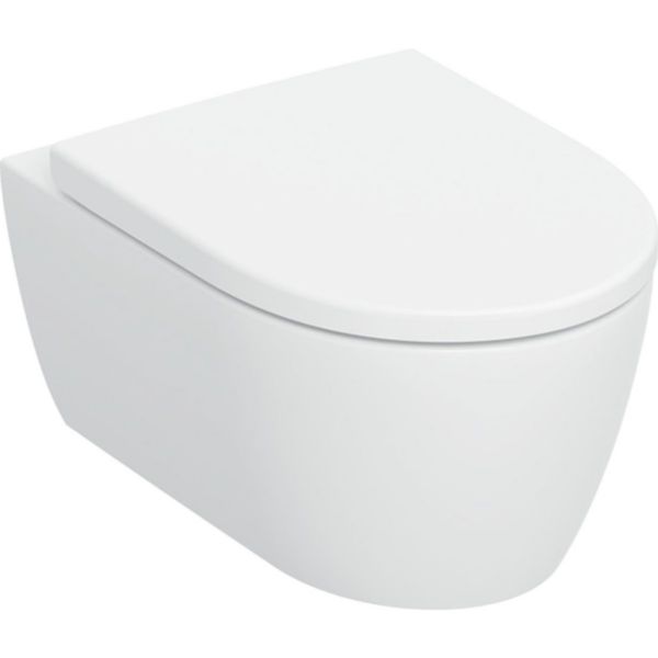 Pack WC suspendu iCon Rimfree avec abattant à fermeture ralentie et déclipsable Réf. 501.664.00.1