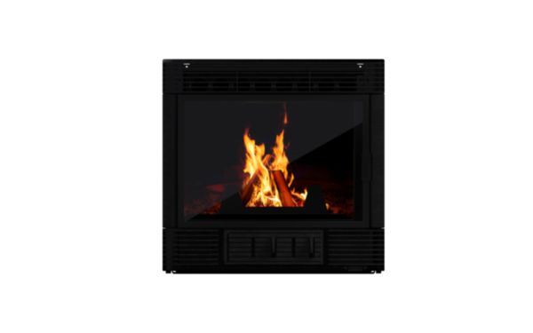 Insert à bois en fonte turbo 63cm 6kW VALAIS 650T Réf. FR9011200B
