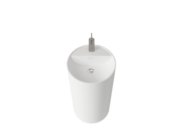 Vasque TOTEM avec siphon deco Réf. AHTOMW