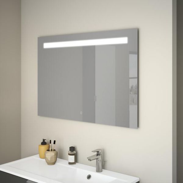 Miroir lumineux antibuee H.69 x L.100 cm eclairage integre Réf. MIRFIA610