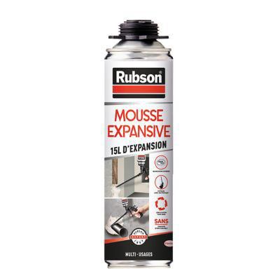 Mousse expansive Rubson multi-usages pistolable 15 L d'expansion Réf. 2835835