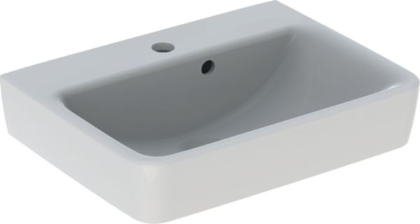 Lave-mains Geberit Renova Plan 50 cm avec trop plein et trou de robinetterie Réf. 501.628.00.1