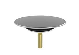 Clapet ABS Altech chromé D72,5 mm pour vidage baignoire