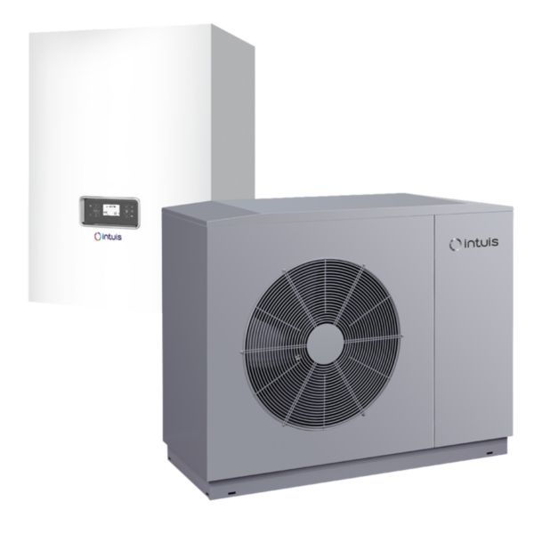 Image principale de Pompe à chaleur air/eau 11 triphasé, HTi70 11 tri Premium+ ultramodulante de 15 à 100%, monobloc R290 pilote Premium+, 1circuit chauffage Réf. 155066