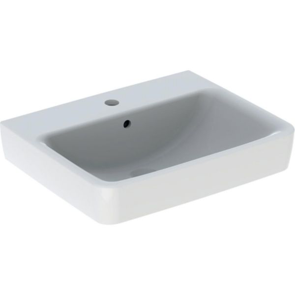 Lavabo RENOVA Plan 55 cm avec trop plein et trou de robinetterie Réf. 501.632.00.1
