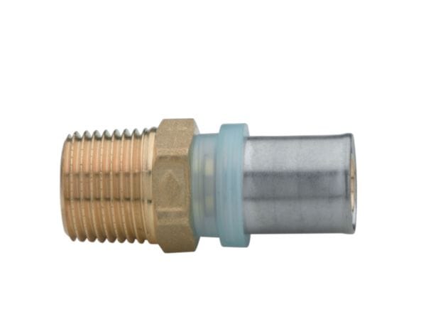 Raccord droit mâle Altech 20x1/2 (x2) pour tube multicouche