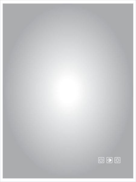 Miroir lumineux LED retro éclairé ALTERNA PARIS 60x80cm