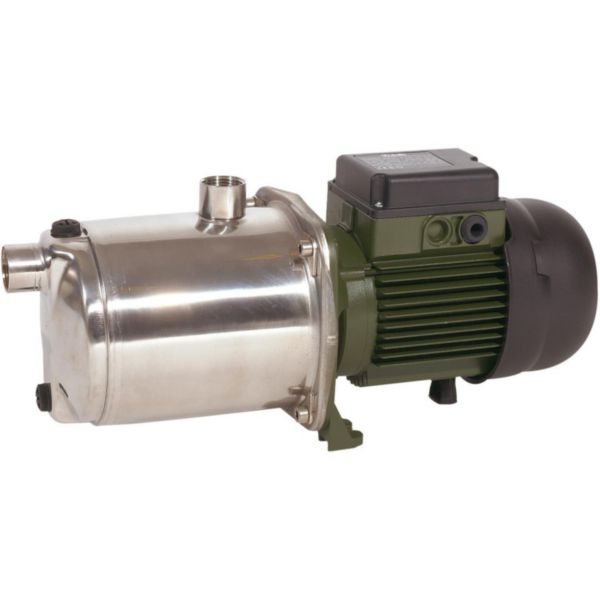 Pompe de surface EURO-INOX 30/50 T alimentation électrique 400 V - 0,55 kW - 3,9 A débit max 3,6 m³/h pression max 4 bar raccordements 1" F Réf. 030105