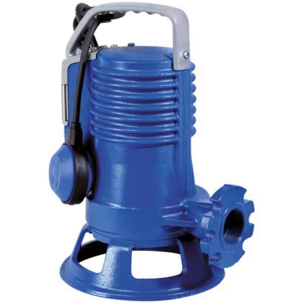 Pompe de relevage eaux chargées GR BLUE PRO 150 M automatique alimentation électrique 230V - 1,1 kW - 7,5 A débit maxi 18 m³/h hauteur maxi de relevage 19,6 m livrée avec 10 m de câble Réf. 137521