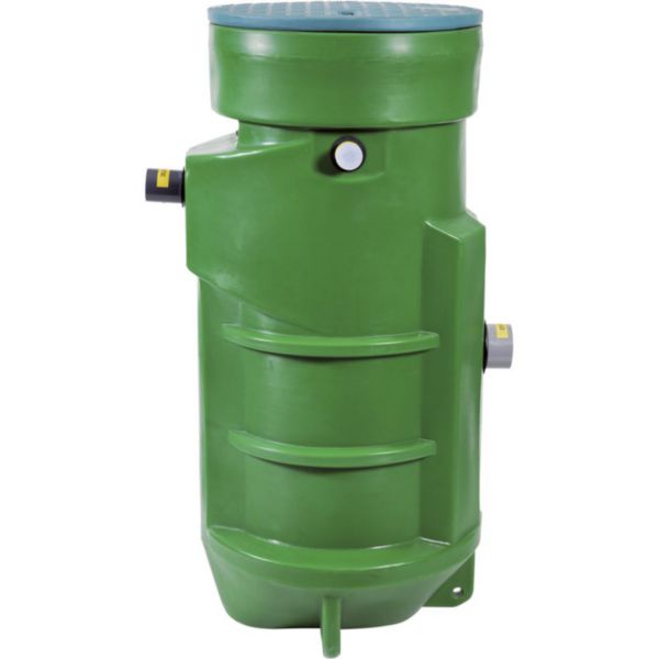 Poste de relevage eaux chargées CUVE DE RELEVAGE MONOFOS VIDE 1400-PP/VS1200A poste à enterrer équipé d'une pompe FEKA VS 1200 AUT sur barres de guidage alimentation électrique 230 V hauteur de relevage maxi 12,8 M Réf. 145053