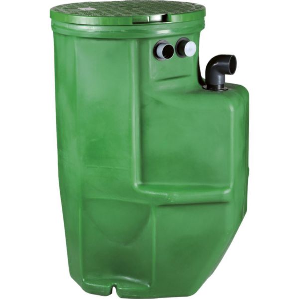Poste de relevage eaux chargées FEKAFOS ENTER 271-PP/490A pose extérieure uniquement équipé d'une pompe SEMISON 490 AUT montée sur barres de guidage alimentation électrique 230 V hauteur de relevage maxi 9,8 M Réf. 145001