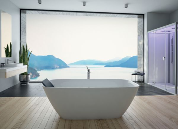 Baignoire lasenia 150x70 blanc brillant Réf. 4500.010