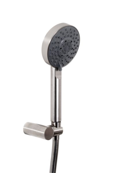 Set de douche Alterna Daily color + 5 Jets  INOX Brosse