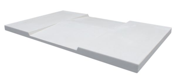 Dalle Rexlan support unité extérieure blanc littoral pour pompe à chaleur 100X60cm épaisseur 3cm