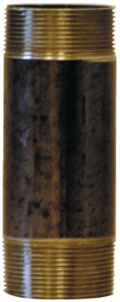 Mamelon 530 tube soudé filetage conique longueur 2000mm noir D15x21 réf.530N200015