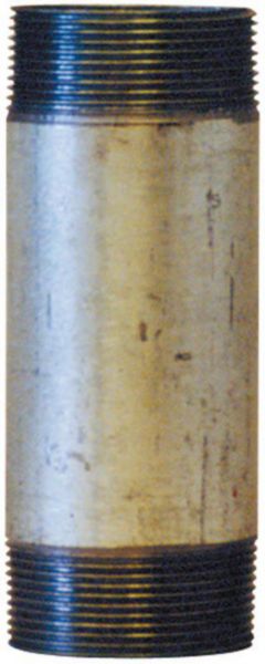 Mamelon 530 tube soudé filetage conique longueur 2000mm galva D15x21 réf.530G200015