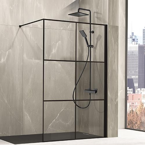 Colonne De douche thermostatique TABULA Blackmat Réf. QD49413