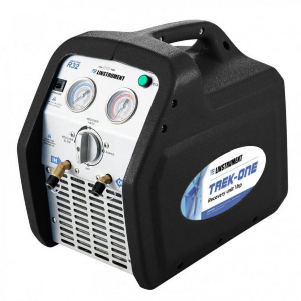 Station de récupération TREK-ONE, compacte et légère (13,5kg), compatible R32, équipée de pressostats BP et HP - vanne de commande centrale pour toutes les étape de la récupération - conforme EN 35421 Réf. 2001150]