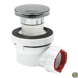 Vidage complet de lavabo D32 écoulement libre nano 6.7. ultra compact clapet Quick Clac laiton Réf. 30723977