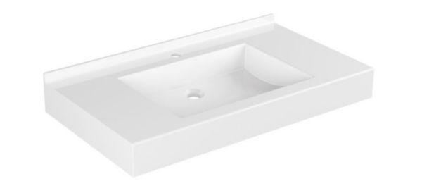 Plan vasque simple PMR DEL RIO 60 cm Réf:DELX060VC0100183