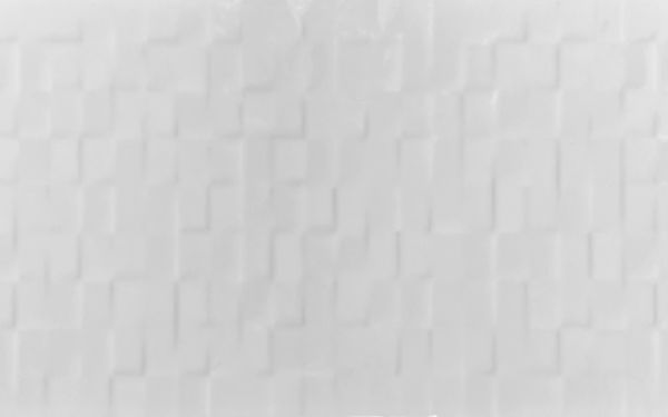 Faïence Arte Deco Twist evolution cubic blanc mat 25 x 40 cm