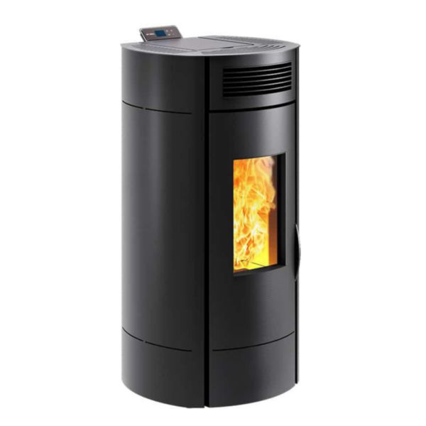 Poêle à granulés LODI 10  WIFI acier noir 9,5 kw réservoir 16,5 kg Réf: P941974