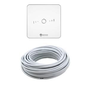Image principale de Pack thermostats lite filaires blancs (4) + câble réf : ptllf4b