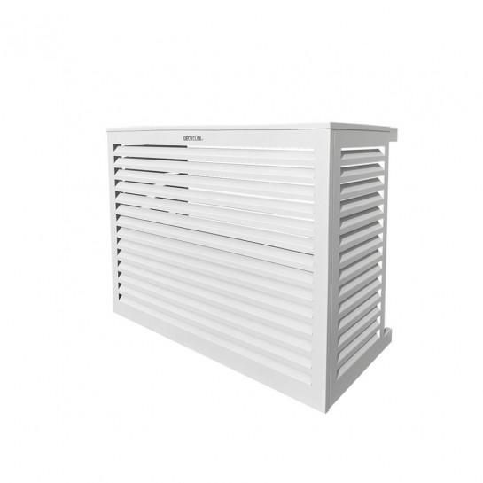 Image principale de Cache clim en aluminium blanc ral 9010 Small réf : DECOCLIM-23AS9010