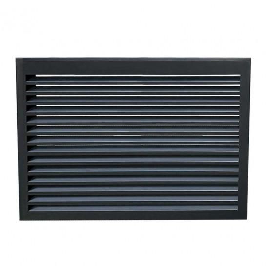 Image principale de Face dos aluminium gris anthracite ral 7016 medium réf : DECOCLIM-23AM7016-DOS