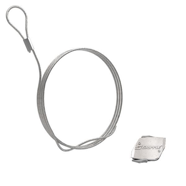 Système de suspension par câble HF Express N° 1 (15kg) L=2 m embout Boucle (Sachet de 10) réf.XP12FR