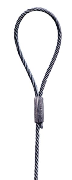 Système de suspension par câble HF Express N° 2 (45kg) L=3m embout Boucle (Sachet de 10) réf.XP23FR