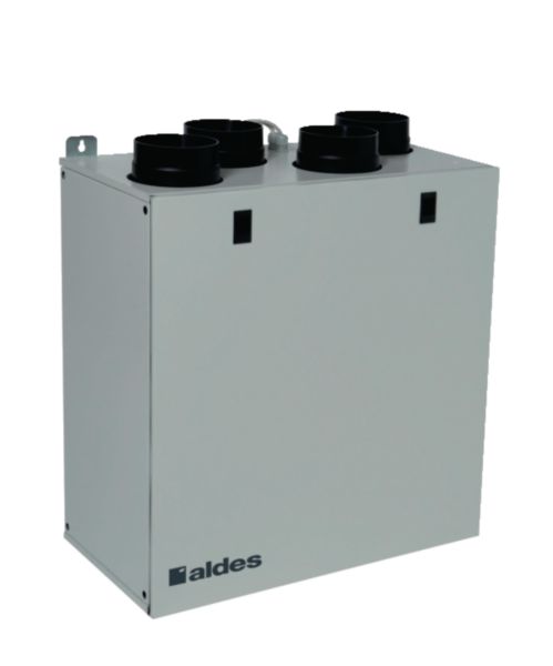 Kit InspirAIR® Top 210 avec l'unité de ventilation double-flux, la télécommande filaire pré-cablée et le kit siphon  11027120