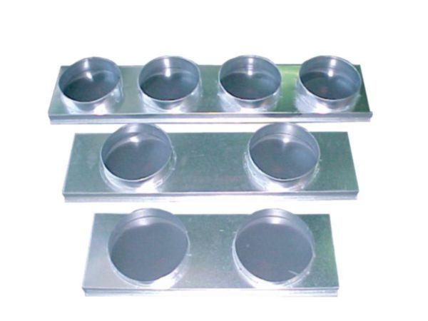 Plénum de reprise isolé M1 taille L pour gainable S1014PF3E piquages 4 x 250 Réf PLREP-PANA-L