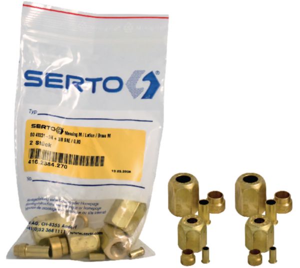 Kit de raccord SAE épaisseur 2 X 3/8 et 2 x 5/8  réf.419.9238.450