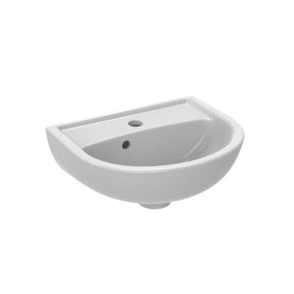 Lave-Mains en Céramique demi rond Alterna CONCERTO 40cm blanc