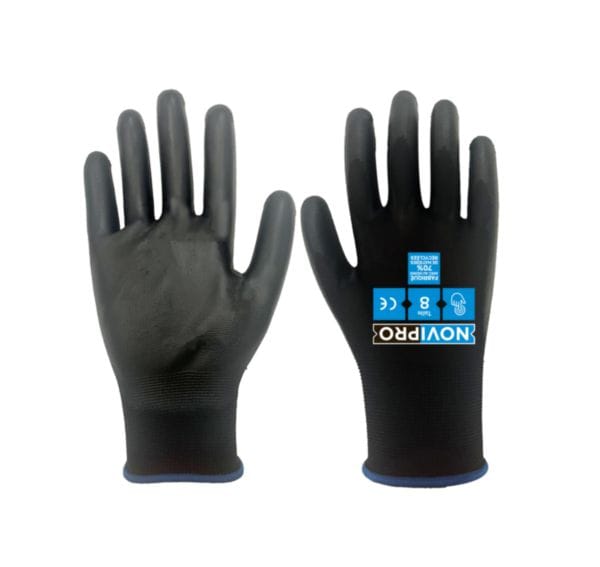 Lot 10 gant manutention de précision - milieu sec - tous travaux - taille 8 Novipro