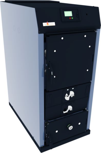Chaudières à bois DRAKKAR 28 kWavec TC1500 et 920i 1 circuit de chauffage Réf. UCP-017385-1C