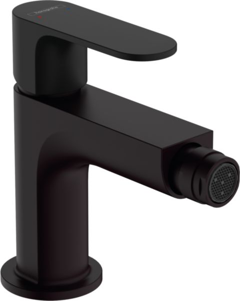Mitigeur de bidet Rebris S avec tirette et vidage Noir mat Réf. 72210670