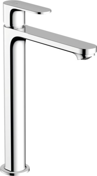 Mitigeur de lavabo 240  Rebris S CoolStart pour vasque à poser sans tirette ni vidage Chromé Réf. 72582000
