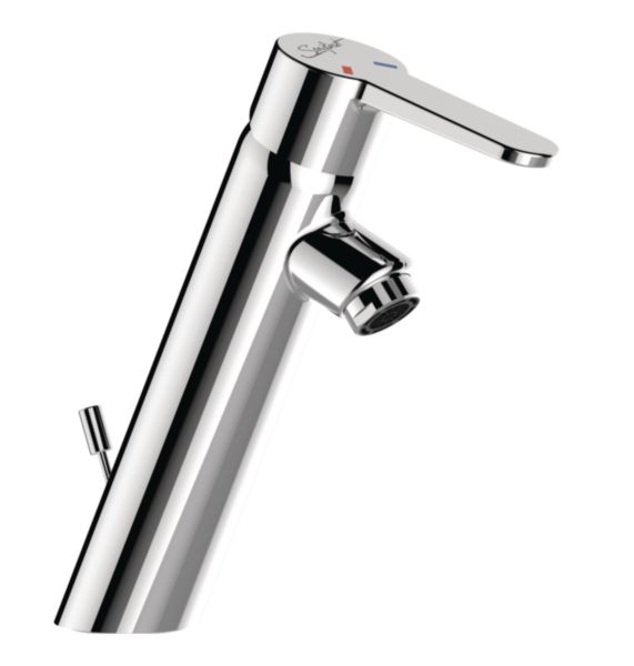 Mitigeur lavabo HOPTIM' avec manette pleine et vidage Chromé Réf. 75844