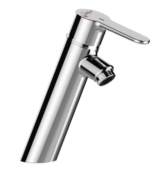 Mitigeur lavabo HOPTIM' avec manette pleine sans vidage Chromé Réf. 75916