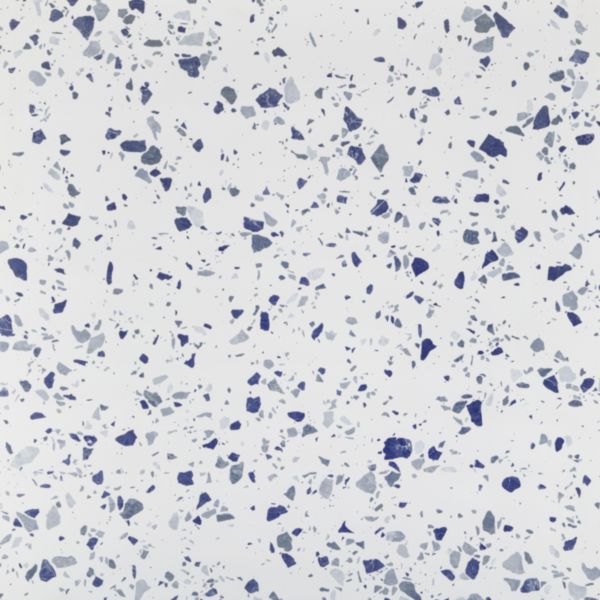 Grès cérame émaillé Barwolf Flakes XXL bleu 80 x 80 cm Réf. KE-22072