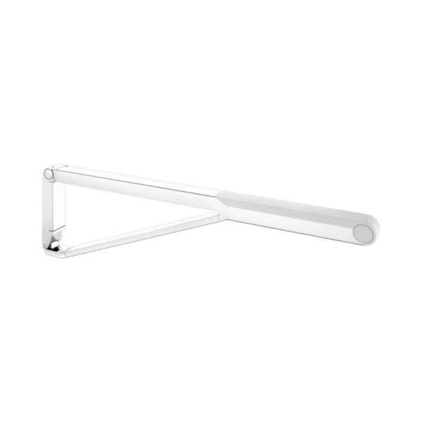Poignée de relèvement WC rabattable AXESS, charge maximale 115kg, chromé/blanc, 850mm Réf. 35003010851