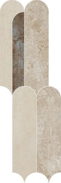 Grès cérame Naxos Bold modulo suite beige sur trame 29 x 50 cm Réf. 0134101