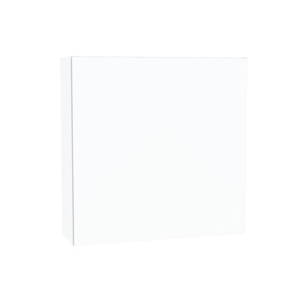 Armoire de toilette Alterna PLENITUDE blanc mat H60 cm L60 cm P19 cm 1 porte version gauche