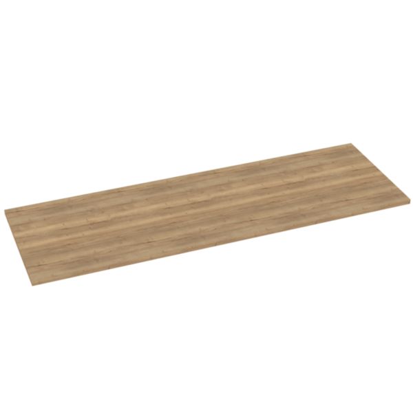 Plan Alterna PLENITUDE chêne raphia L140 cm P46 cm pour meuble sous vasque