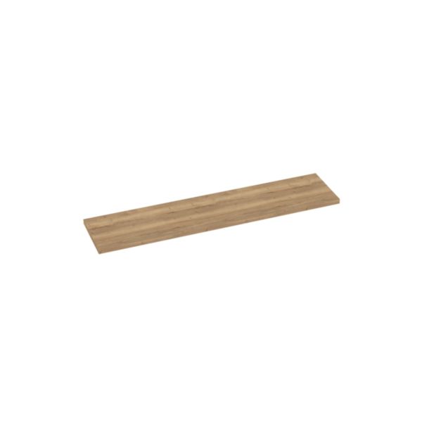 Tablette haute Alterna PLENITUDE chêne raphia L90 cm P20 cm