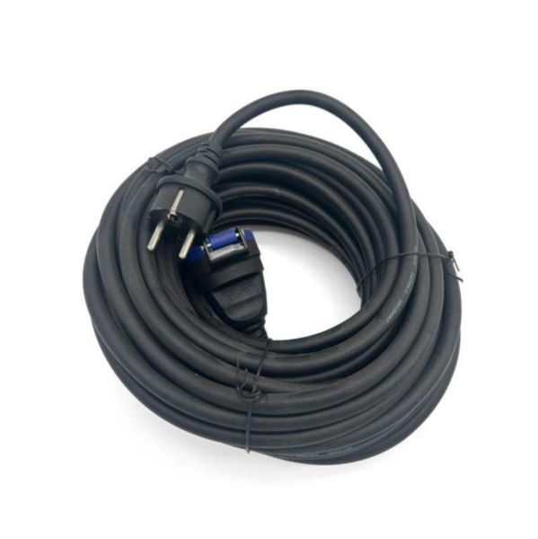 Rallonge HO7 RN-F 3G1.5mm² avec prise secteur mâle/femelle 230V IP44- 20m